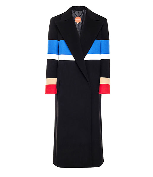 Marianna_Senchina_coat_clothing_handmade_black_blue_red_oversized_colour_blocking_stripes_double_breasted_fashion_kidsofdada