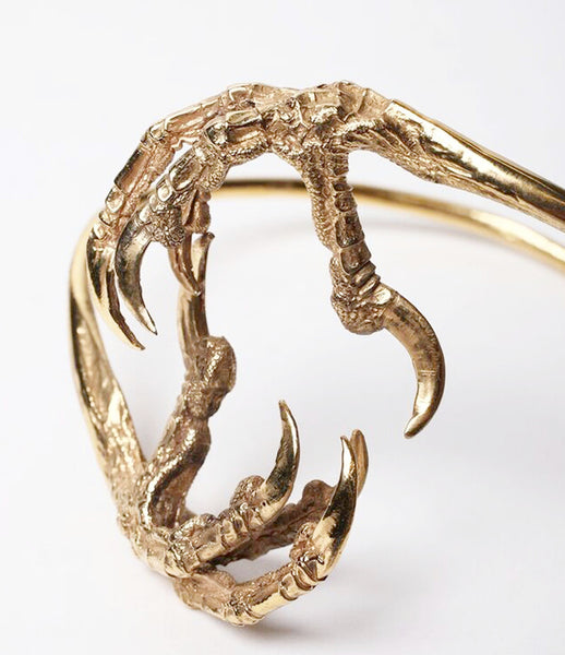 Reo_jewels_jewelry_jewellery_armlet_claws_crow_gold_plated_sterling_silver_bangle_zoom_kidsofdada