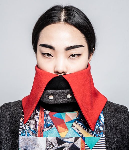 Sojin_Park_jacket_fashion_wool_multi_color_oriental_handprinted_artistic_kidsofdada