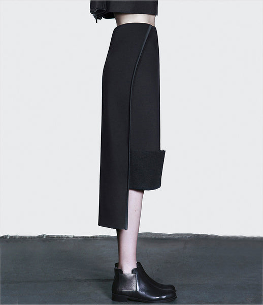 Dzhus_skirt_clothing_made_to_order_under_200_cotton_black_dipped_back_tucks_structural_sculptural_kidsofdada