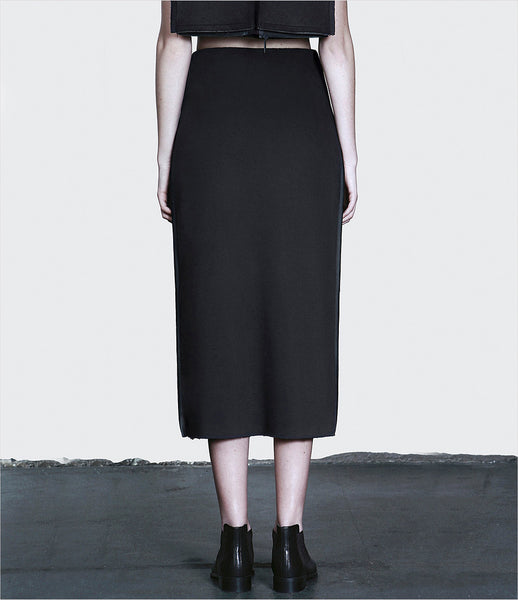 Dzhus_skirt_clothing_made_to_order_under_200_cotton_black_dipped_back_tucks_structural_sculptural_kidsofdada