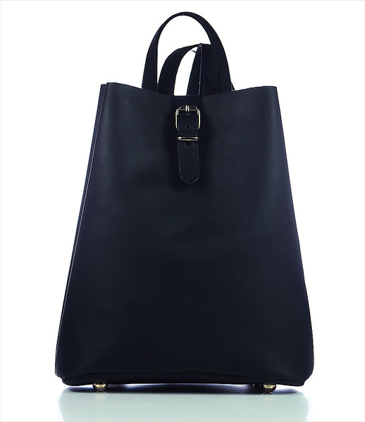 Elena_Athanasiou_backpack_accessory_handmade_recycled_leather_black_masculine_structured_gold_metal_details_classic_fashion_kidsofdada