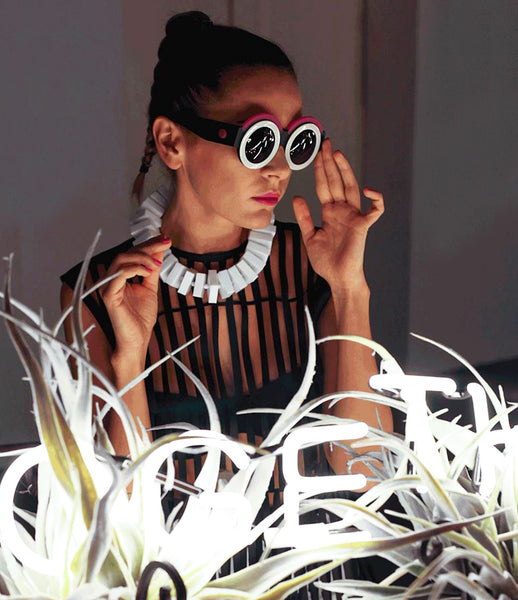 Fakoshima_sunglasses_accessory_under_300_Italian_acetate_pink_white_round_lenses_futuristic_fashion_kidsofdada