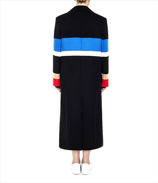 Marianna_Senchina_coat_clothing_handmade_black_blue_red_oversized_colour_blocking_stripes_double_breasted_fashion_kidsofdada