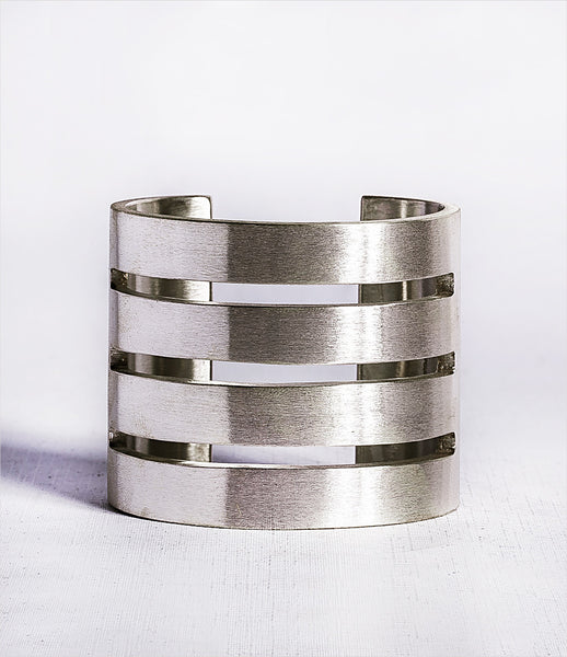 Parts_of_Four_bracelet_jewelry_handmade_made_to_order_matte_sterling_rounded_thick_chunky_fashion_kidsofdada