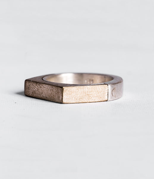 Parts_of_Four_ring_jewelry_handmade_made_to_order_matte_sterling_brass_geometric_faceted_chunky_kidsofdada