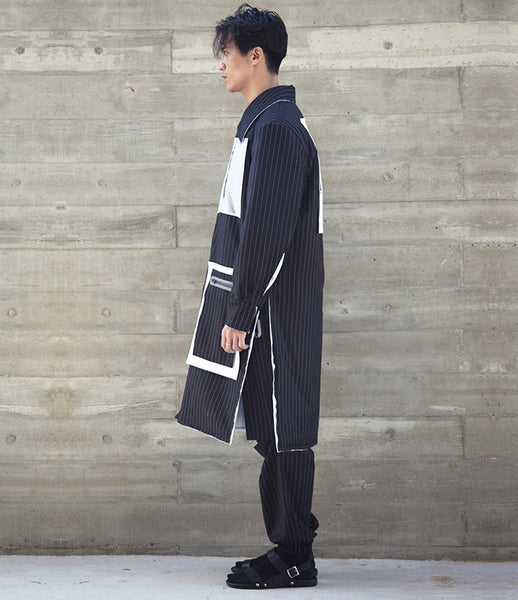 Path_reverse_coat_pinstripe_oversized_pockets_two-way_mens_fashion_435_black_white_streetwear_kidsofdada