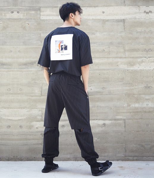 Path_pinstripe_sweatpants_215_cotton_blend_sporty_streetstyle_cuffs_waist-band_mens_fashion_kidsofdada