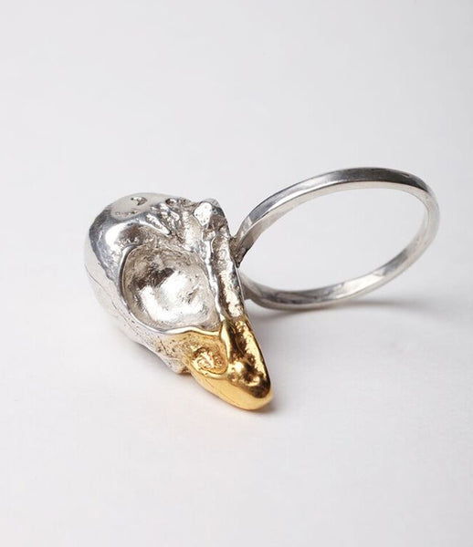 Reo_jewels_jewelry_jewellery_skull_ring_sterling_silver_statement_striking_gold_plated_beak_kidsofdada