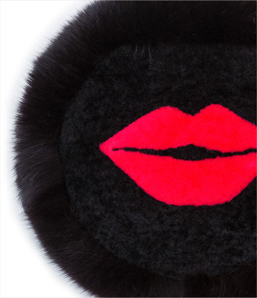 Blood&Honey_black_real_fur_clutch_shoulder_bag_adjustable_strap_425_round_statement_luxury_chic_kitsch_fashion_womens_womenswear_kidsofdada