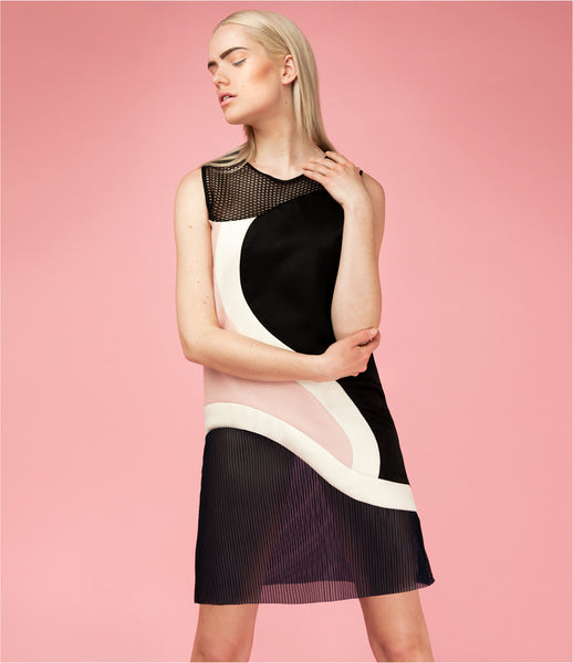 Tianchi-Ma_sportswear_dress_mesh_Alexander-Wang_sheer_pleating_wool_midi_black_pink_womens_fashion_kidsofdada