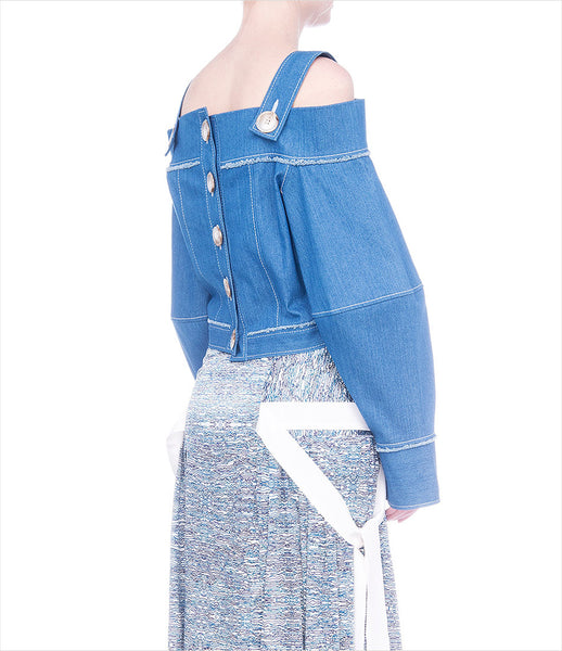 FLOW_the_label_denim_cropped_cold-shoulder_off-shoulder_top_balloon-sleeve_womenswear_womens_fashion_70s_80s_kidsofdada_230