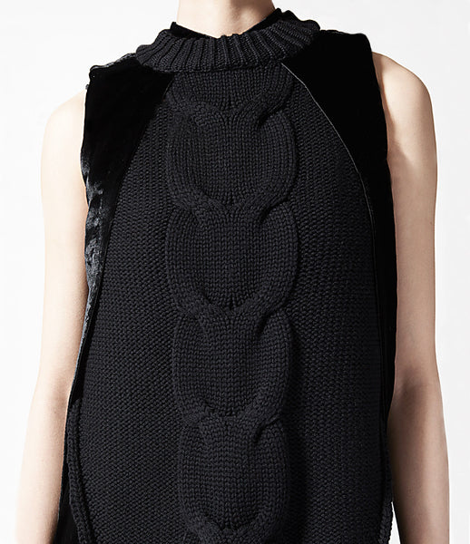 Matt_Hui_vest_clothing_handmade_merino_wool_black_sleeveless_velvet_back_panel_turtle_neck_edgy_kidsofdada