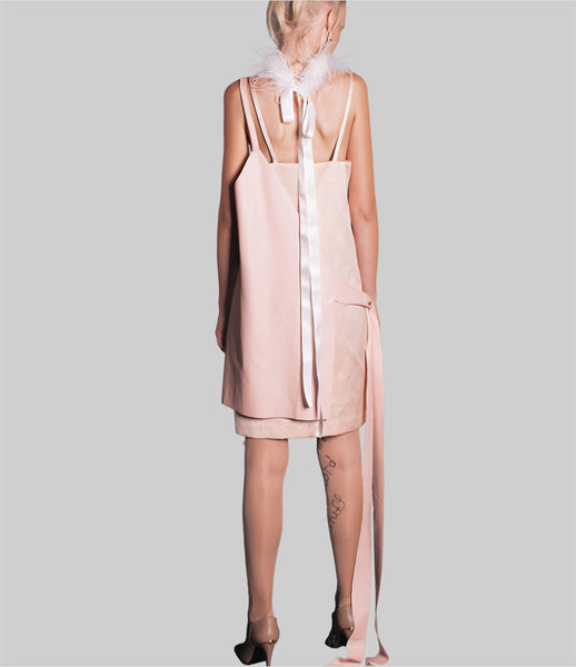 Jean-Gritsfeldt_slip_dress_pink_nude_blush_silk_leather_tassel_asymmetric_womens_fashion_kidsofdada