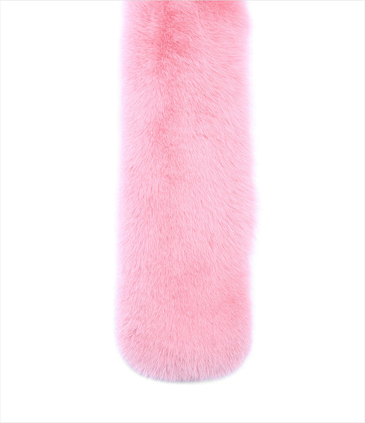 Blood&Honey_multicolour_prada_pink_black_white_stripe_ring-tailed_arctic_fox_real_fur_scarf_elegant_luxurious_statement_colourful_chic_850_womens_fashion_womenswear_kidsofdada
