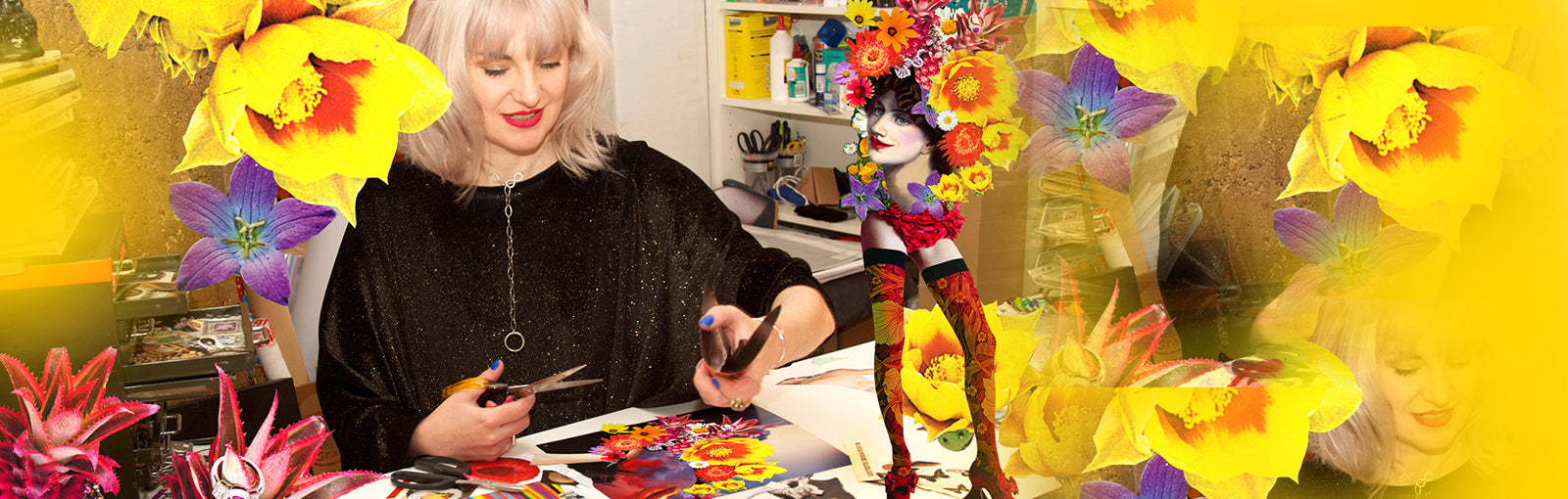 COLLAGE ARTIST HOLLY-ANNE BUCK/COLLAGISM